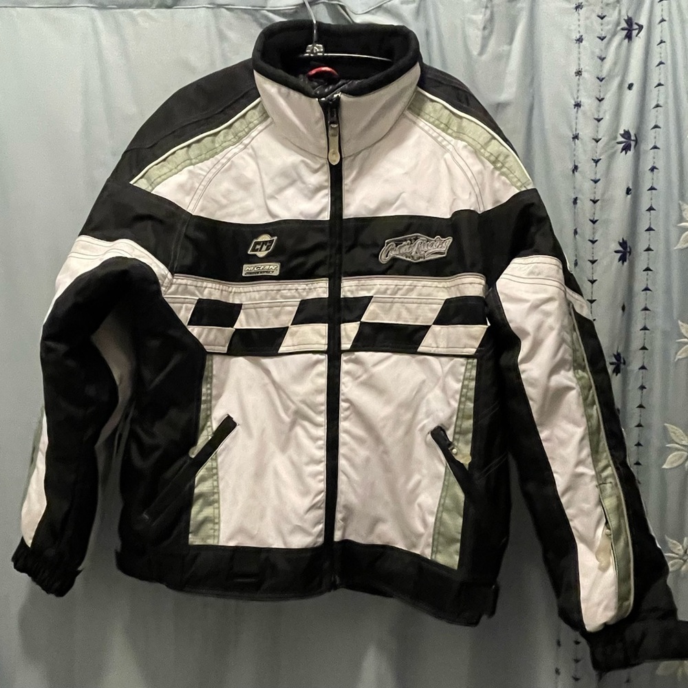 Castle Racing black and white jacket size large